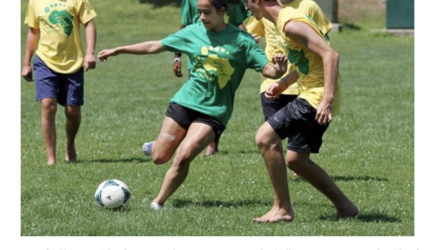 Aarushi Sharma at 24 Hours of Barefoot Soccer Event. Aarushi Sharma at 24 Hours of Barefoot Soccer Event.